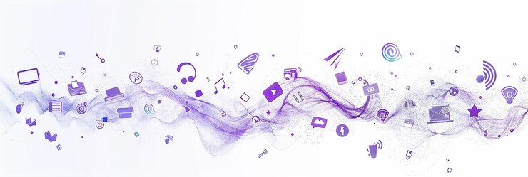 Foto ícones voando em um fundo branco ilustração da web