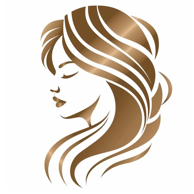 Icônico do logotipo de um belo salão de beleza