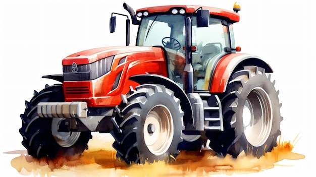 Iconisometría de las máquinas tractoras