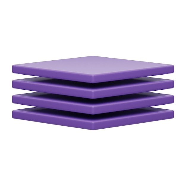 Icono 3D de tecnología de datos en la nube Premium sobre fondo aislado