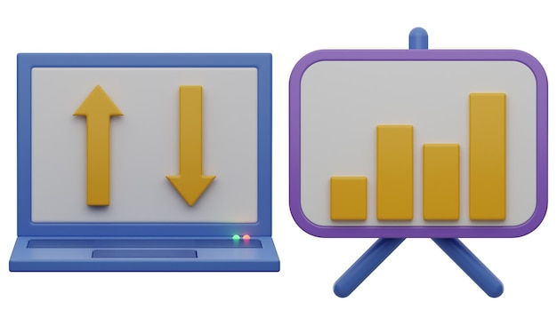 Icono 3D de tecnología de datos en la nube Premium sobre fondo aislado