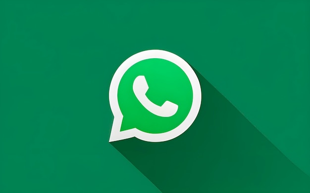 Icono 3D de WhatsApp generado por ai