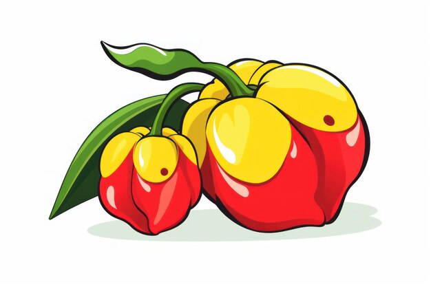 Foto el icono de ackee en fondo blanco es 32 v 52 id de trabajo 799f4524f6ae4a199d651777bf82f8f6