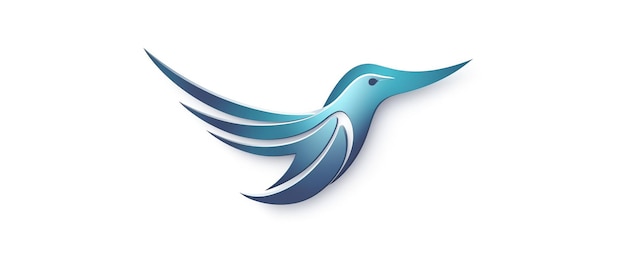 El icono del águila voladora es un logotipo de estilo moderno.