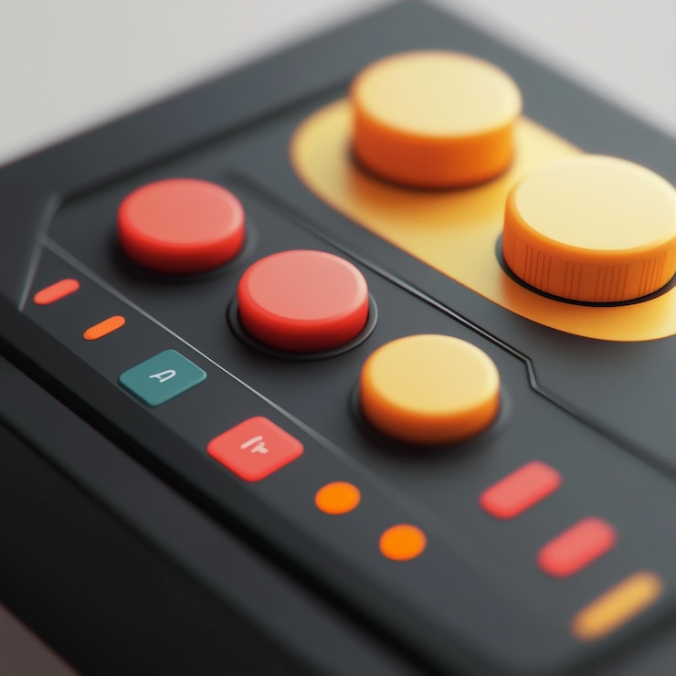 Foto el icono del audiómetro 3d mide la agudeza auditiva ilustración del logotipo