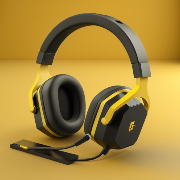 Icono de auriculares 3D creado con IA generativa