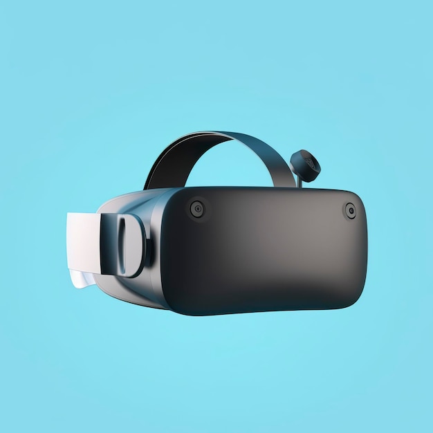 Icono de auriculares de realidad virtual vr aislado 3d render ilustración generat ai