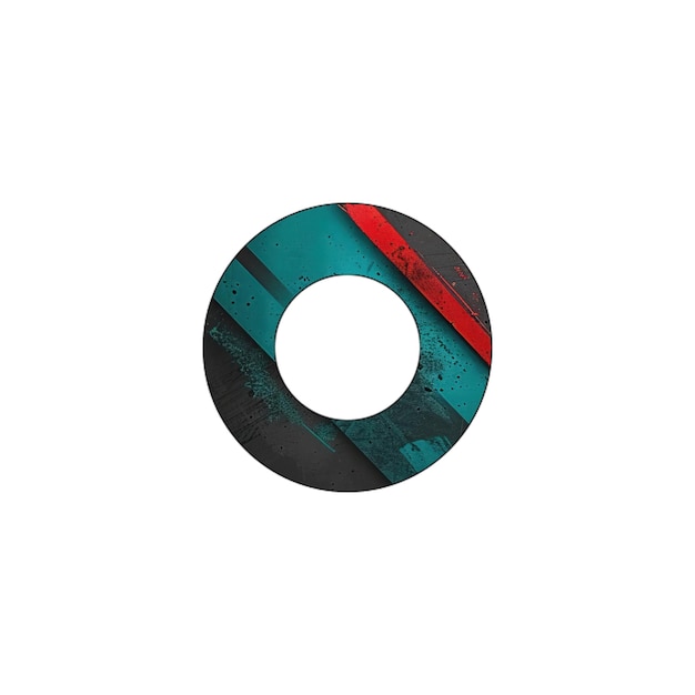 Foto icono de bala diagonal negro verde rojo