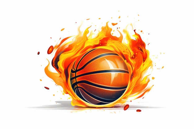 El icono de baloncesto en fondo blanco ar 32 v 52 ID de trabajo 3370e75f9a894887acb09515bdcdf6ce