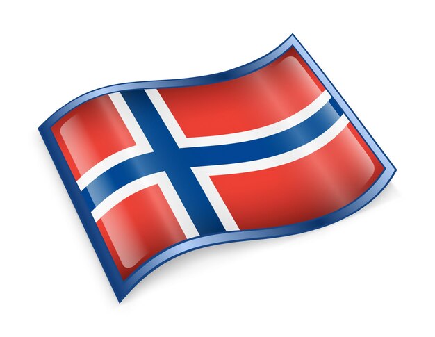 Icono de la bandera noruega