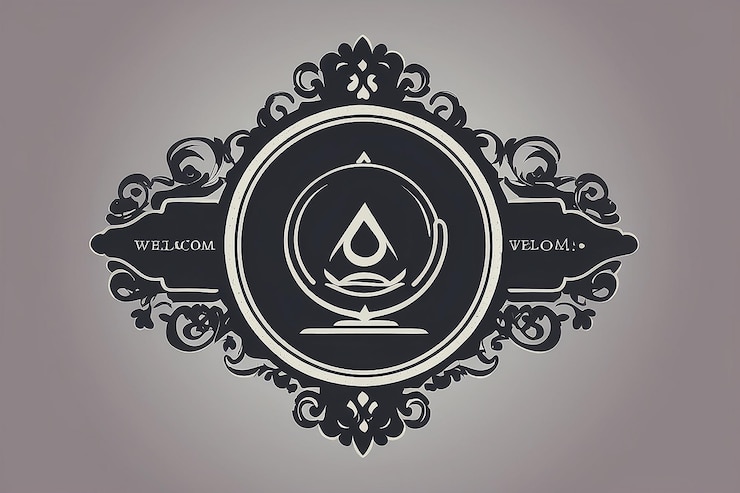 Foto el icono de bienvenida símbolo de invitación ilustración de vector plano