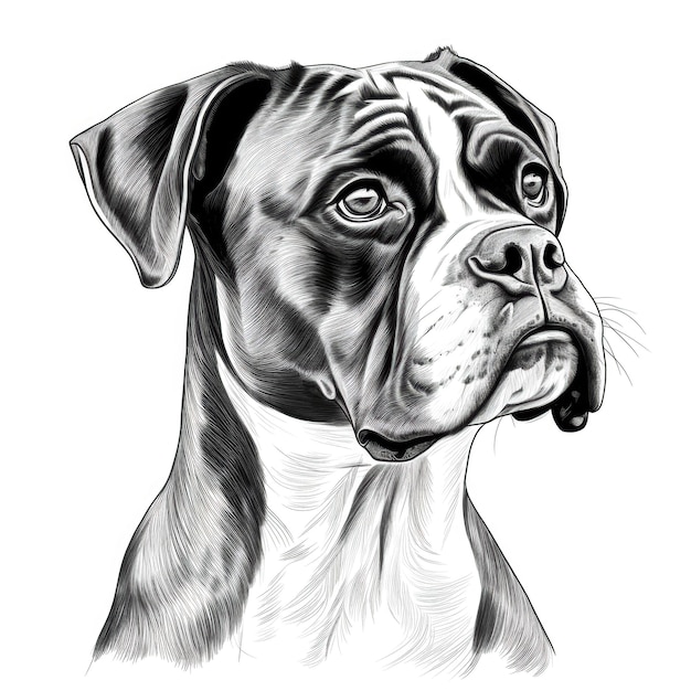 Icono Boxer Dog ai generado