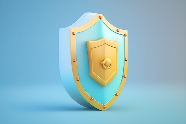 icono de caja fuerte de seguridad 3d