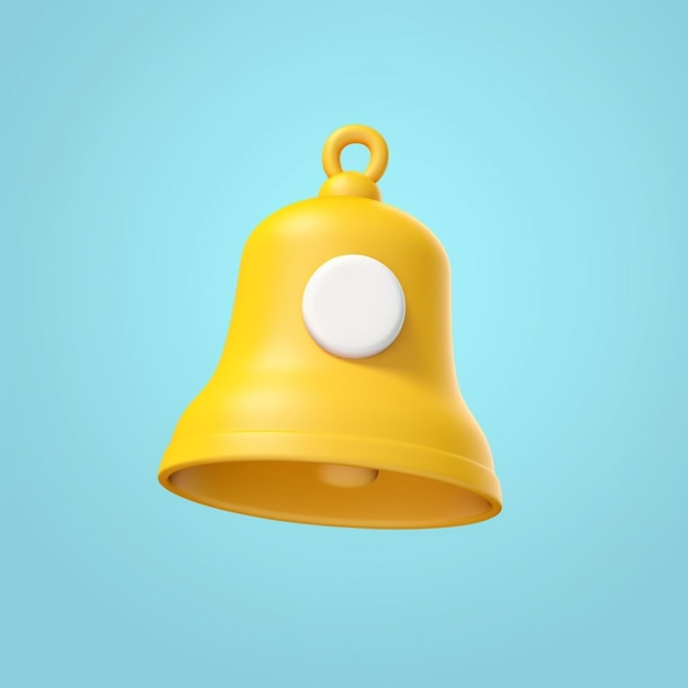 Icono de campana 3D