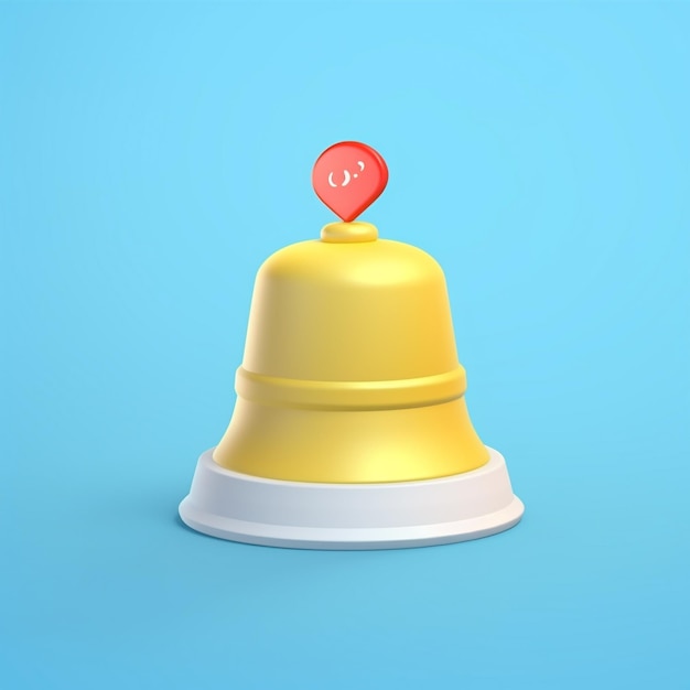 Icono de campana 3D