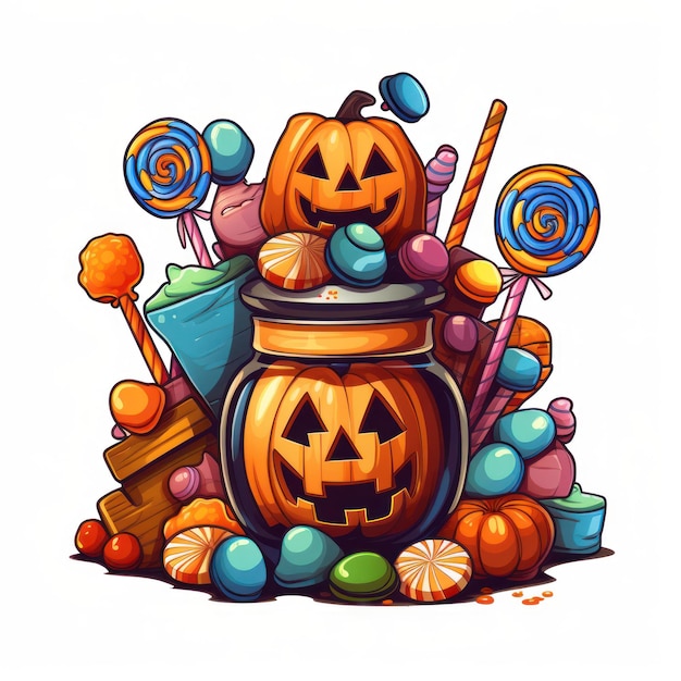 Icono de caramelo de Halloween