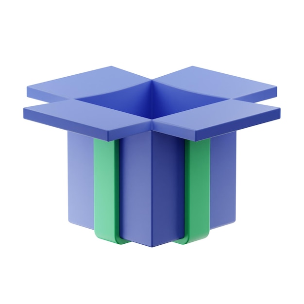 Icono de compras en línea premium Representación 3d sobre fondo aislado