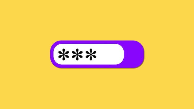 Icono de contraseña con dígitos para desbloquear el acceso seguro y el proceso de autenticación