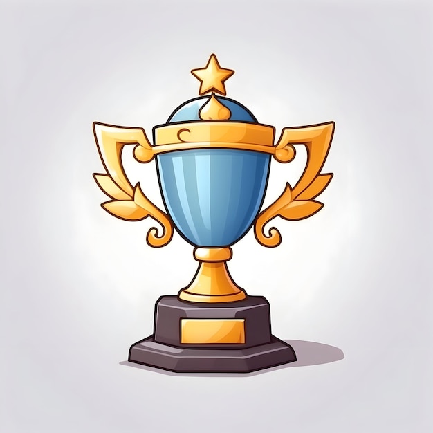 icono de la copa Trofeo ganador Logro de éxito Trofeo de la copa Campeón premio Trofeo Ilustración