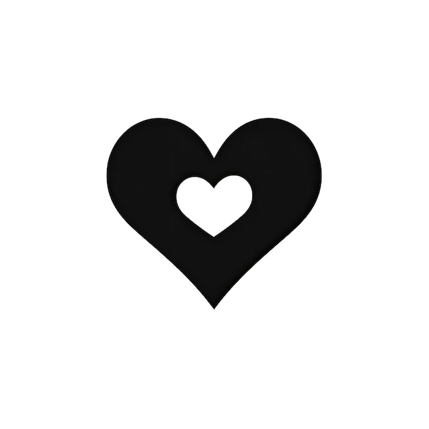 Icono de corazón vectorial