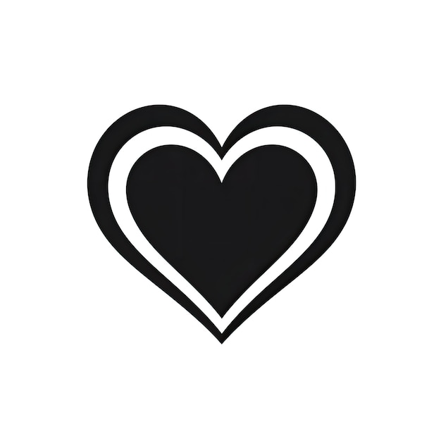 Icono de corazón vectorial