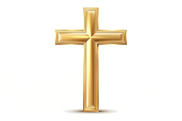 Icono de la cruz cristianismo símbolo de la religión signo cristiano forma de cruz emblema de la iglesia símbolo del catolicismo