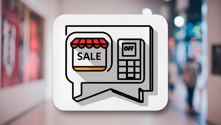Foto icono de descuento de venta plana 3d con espacio de copia en fondo blanco ilustración vectorial perfecta para mar