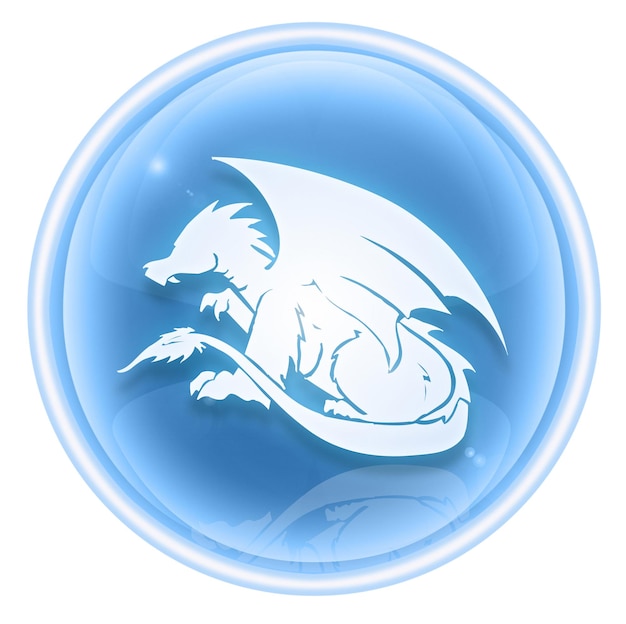 El icono del dragón del zodiaco