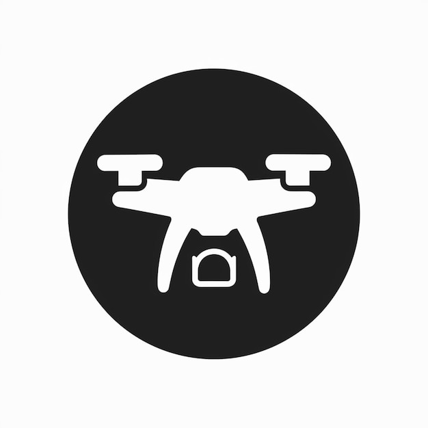 icono de drone drone ilustración de un drone vuelo cámara de drone