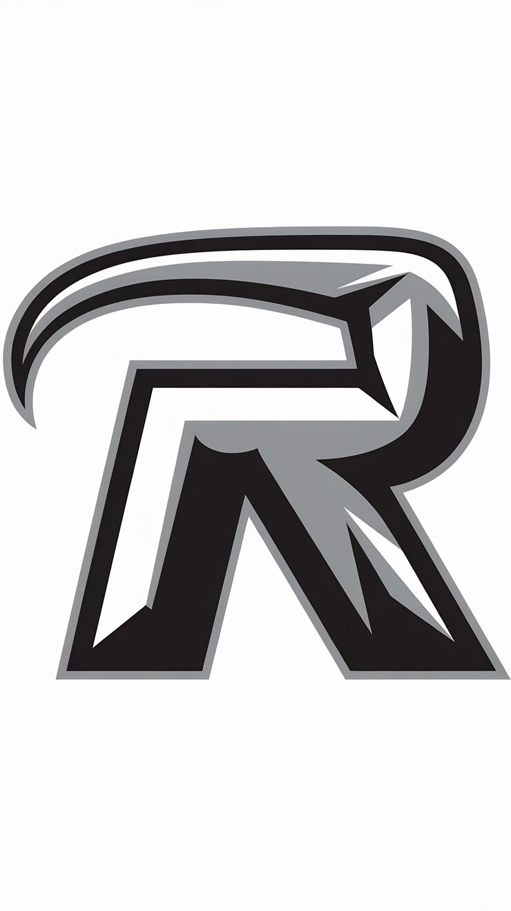 Foto icono del elemento vectorial del signo de la letra r del logotipo identificación de la marca de la etiqueta