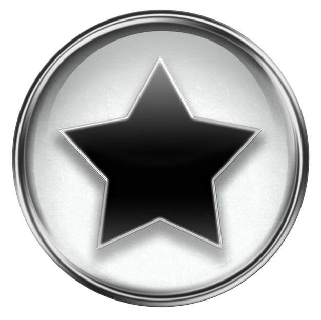El icono de la estrella es gris.
