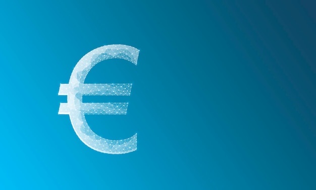 Icono de euro de web y puntos