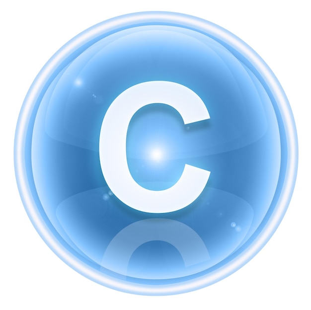 El icono de la fuente de hielo es la letra c