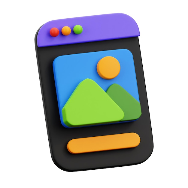 Icono de galera 3d prestados