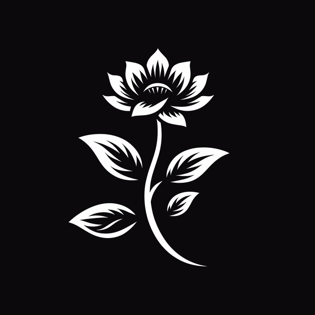 Icono de girasol plantilla de diseño de ilustración vectorial concepto de logotipo floral logotipo de flor