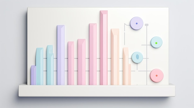 Icono del gráfico de finanzas mínimas