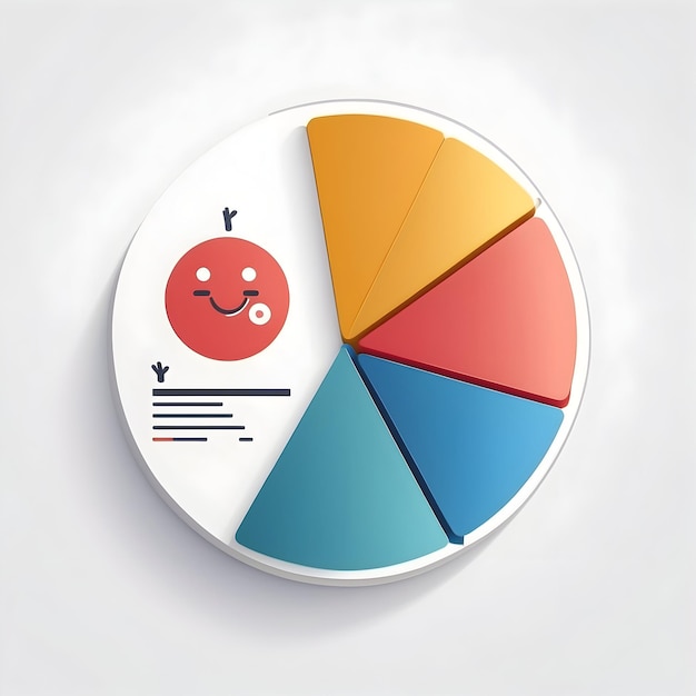 Ícono de gráfico de pastel Gráfico de negocios Visualización de datos Diagrama de gráfico Gráfico estadístico Gráfico financiero