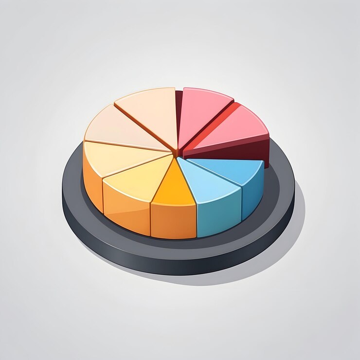 Foto ícono de gráfico de pastel gráfico de negocios visualización de datos diagrama de gráfico gráfico estadístico gráfico financiero