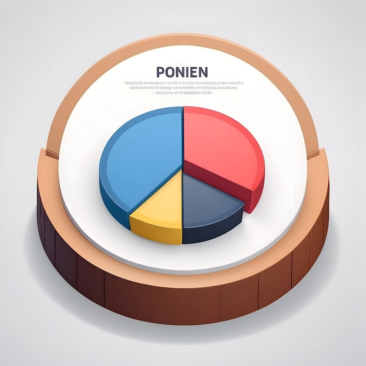 Foto ícono de gráfico de pastel gráfico de negocios visualización de datos diagrama de gráfico gráfico estadístico gráfico financiero