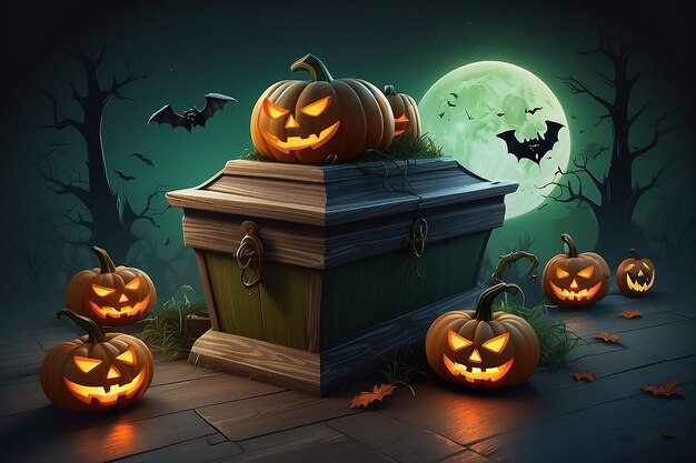 Foto icono de halloween 3d icon pack conjunto para banner y diseño uxui