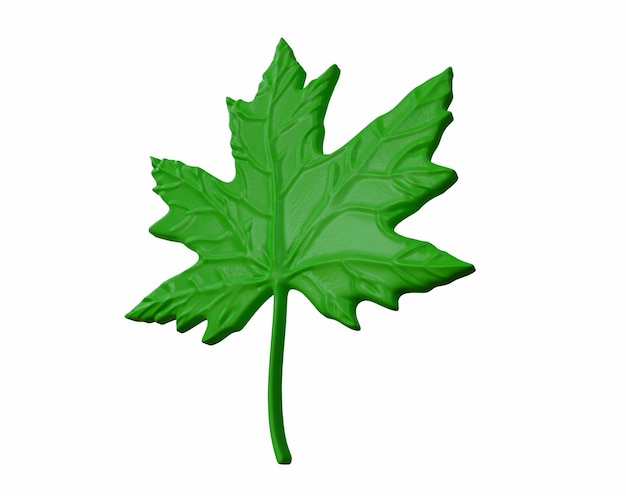 Icono de hoja de arce canadiense rosa aislado sobre fondo azul Símbolo de Canadá hoja de arce Minimalismo concepto 3d ilustración 3D render