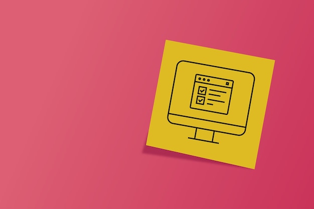 el icono de la hora el anuncio de banner especificar el papel de la oficina de reloj de hora con un icono