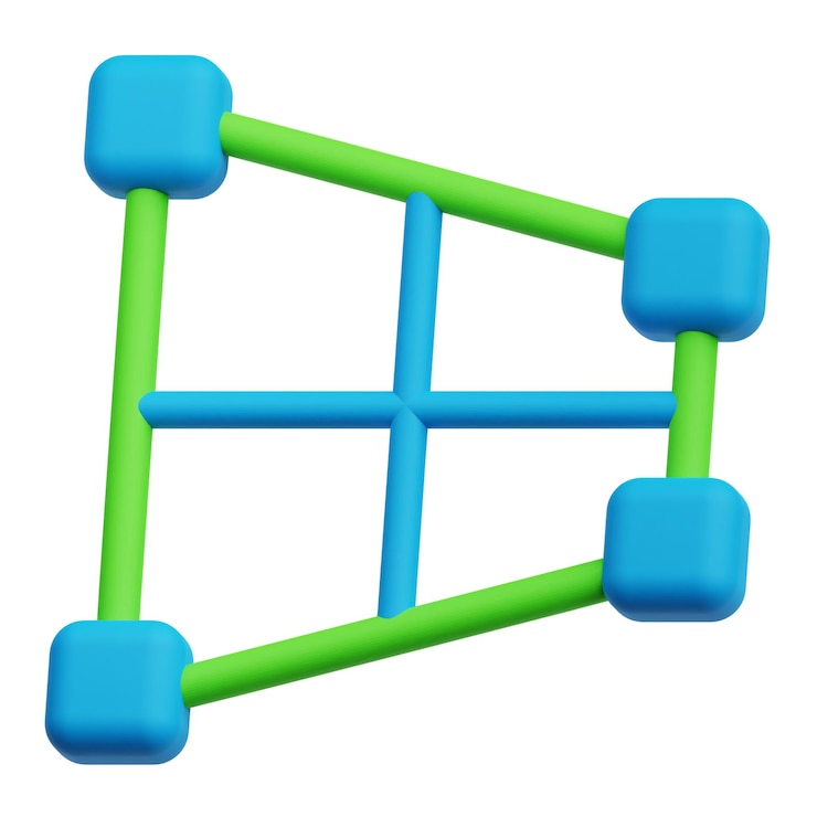 Foto icono de interfaz de diseño 3d aislado en el fondo blanco