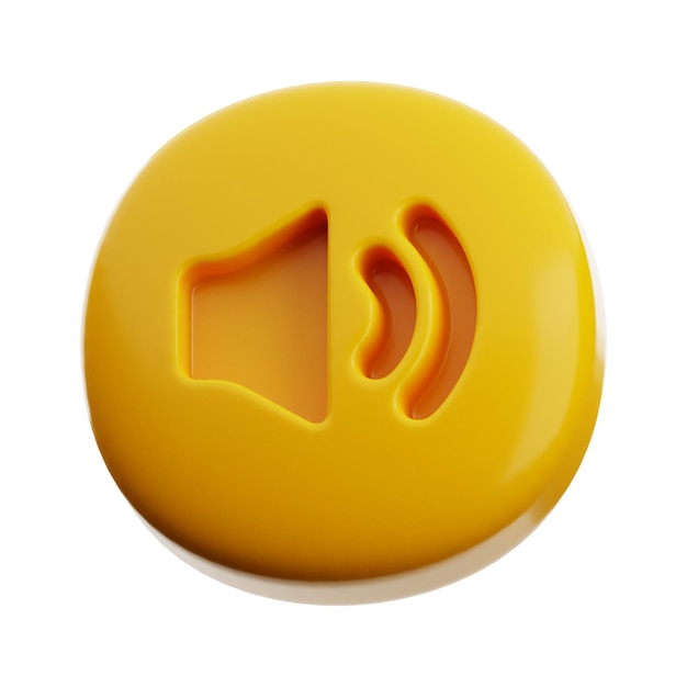 Foto icono de juego de oro premium representación 3d sobre fondo aislado