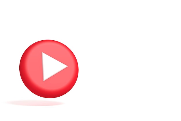 Icono de juego rojo 3D