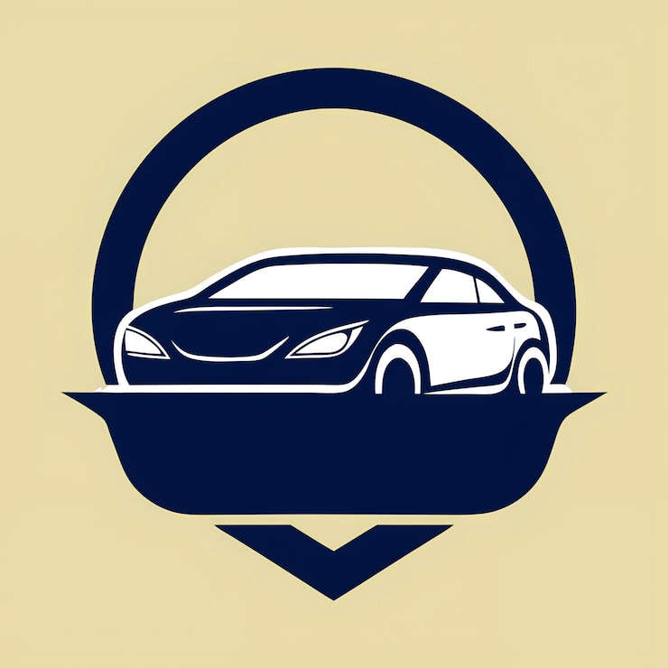 Foto ícono del logotipo del coche ilustraciones vectoriales