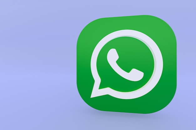 Foto icono de logotipo verde de la aplicación de whatsapp