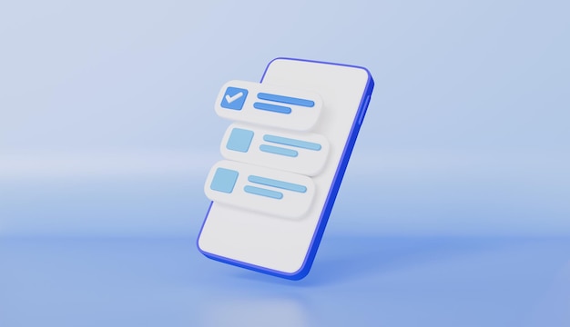 El icono de marca de comprobación aislado en el teléfono móvil marca de aceptación está de acuerdo con la aplicación elige el icono correcto