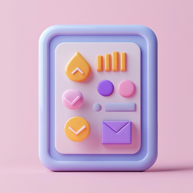 Foto icono de marketing en línea 3d logotipo de publicidad digital e ilustración empresarial
