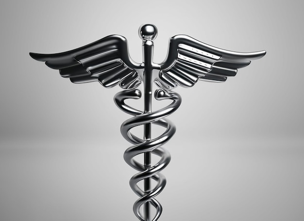 Ícono médico Caduceo Vara de Hermes